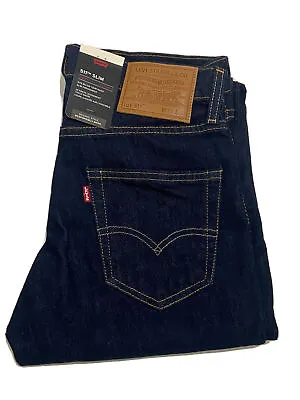 Levi's 511 Men's Slim FIT Dark Blue Jeans BNWT (All Sizes) • £34.50