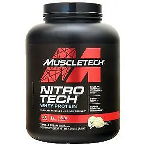 Muscletech Nitro Tech Whey Protein Vanilla Cream 4 Lbs • $51.75