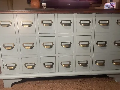 Gorgeous Antique & Unique Apothecary Table Cabinet • $800
