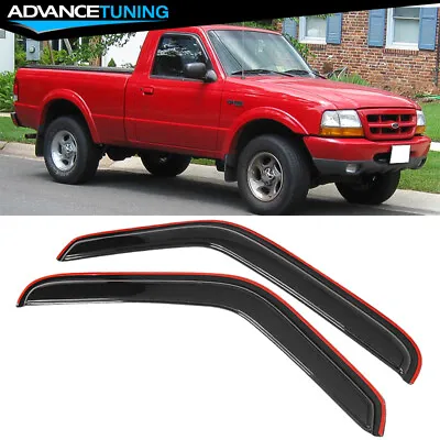 Fits 93-11 Ford Ranger 94-10 Mazda B2300 B3000 B4000 In-Channel Window Visor 2PC • $26.38