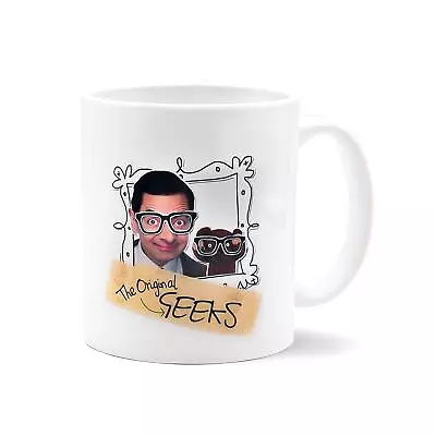 Mr. Bean And Teddy  The Original Geeks  Ceramic Mug | Holds 11 Ounces • $10.99