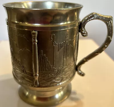 Vintage Mullingar Pewter Ireland St Patrick Tankard Beer Mug Metalware P63 • $36