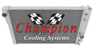 2 Row 1  Tubes SZ Champion Radiator For 1984 - 1990 Chevrolet S10 V8 Conversion • $241.25