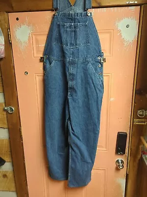 Vintage Y2K Arizona Jean Company Carpenter Bib Overalls Size Large 36x32 Mens  • $24.99