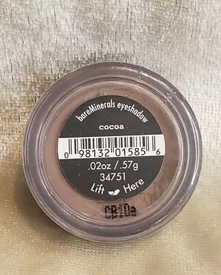 BareMinerals I.d. Eyeshadow Eyecolor COCOA 34751 .02 Oz .57 G Loose Powder NEW • $35.99