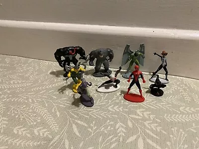 Marvel 9 Mini Action Figures  - Spider-man - Bundle • £5