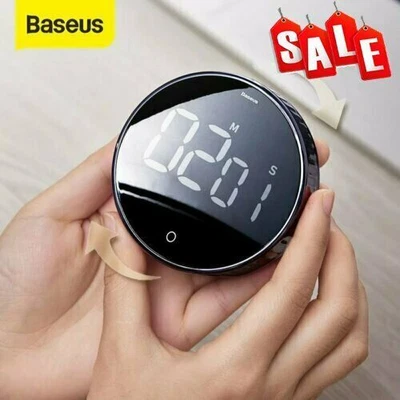 £14.99 • Buy Baseus LCD Digital Countdown Magnetic Kitchen Cooking Timer Loud Alarm Stopwatch