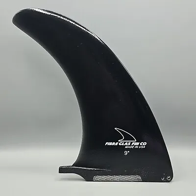 Fibre Glas Fin Co Surfboard Fin Made In USA Black 9  Fin  • $76.50