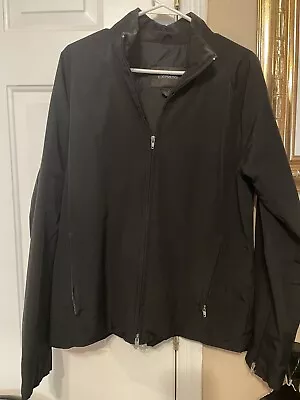 Express Men’s Full Zipper Lined Black Jacket Zip Front Pockets Size Medium  • $24.48