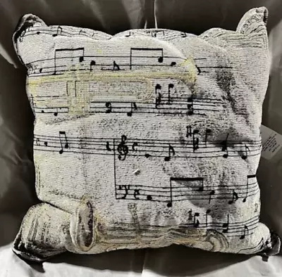 Simply Home Music 17  X 17  Made USA Decorative Accent Throw Pillow • $24.89