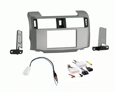 Complete Stereo Install / Dash Kit For Toyota 4 Runner 2020-23  Silver • $69.95