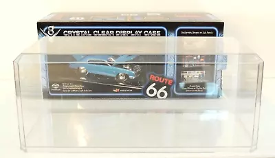 Acrylic Display Case W / Clear Base For 1:18 Or 1:14 Car Models  Ships Free ! • £13.98