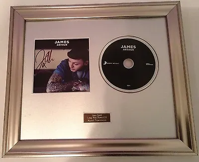 Personally Signed/autographed James Arthur- James Arthur Cd Framed Presentation. • £69.99