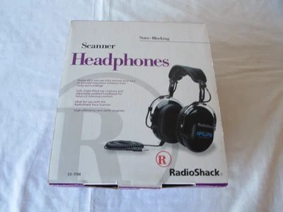 $29.99 • Buy Radio Shack 33-1198 Racing Scanner Headphones Noise Blocking In Box