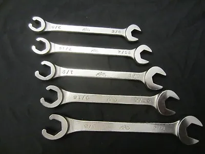 MAC 5pc SAE Combination Open End/Flare Nut Wrench Set • $70