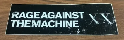 Rage Against The Machine XX 20th Anniversary 2012 Promo Sticker 6  X 2  • £4.86