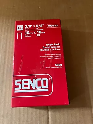 Senco M10BRBN 3/8  X 5/8  18-Ga Chisel Point Stainless Steel Medium Wire Staples • $29.99