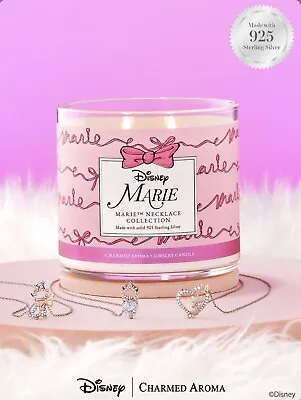 Disney The Aristocats Marie Charmed Aroma Candle Cat  Necklace Jewelry Inside. • $83.06