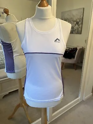 More Mile Womens Racer Back Running Vest Tank Sleeveless Top Size UK 12 • £2