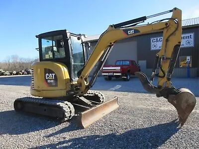 2016 Caterpillar 304 Mini Excavator Full Cab Thumb Nice Machine! • $44999