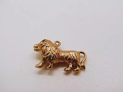 Charm Lion  9CT  Yellow Gold -  Charm Original  1950s (106266UV) • £87.50