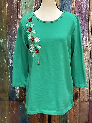 Quacker Factory Ladybug Top￼ • $22