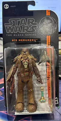 Star Wars The Black Series MERUMERU #15 Hasbro 3.75 Inch Figure NEW SEALED • $36.68