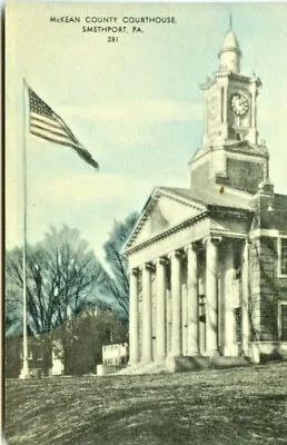 Smethport PA The McKean County Courthouse • $1.95
