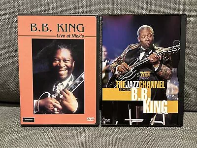 LOT OF 2 - B.B. King DVDs - Live At Nick’s & The Jazz Channel Presents • $14.99