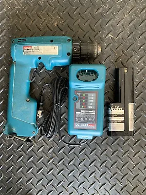 Makita 6011D 3/8  Cordless Drill Driver W/ 1 BATTERY 1210 & Charger DC1804 T • $49.99