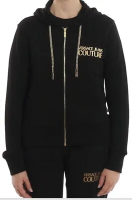 Versace Jeans Couture Gold Foil Logo Hoodie-black. • $199.99