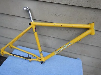 17  Diamond Back Arrival Vintage Mountain Bike Frame Deore XT Yellow Diamondback • $89.99