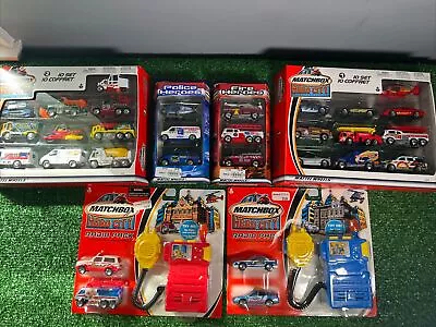Matchbox Hero City Radio Pack Police Fire Cars 10 Pack 3 Pack Heroes Lot Toys D3 • $100