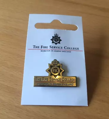 The Fire Service College (moreton-in-marsh) Authentic Retro Metal Badge-new • £6.99