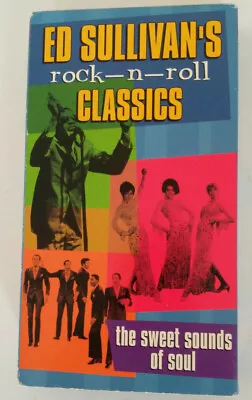 ED SULLIVAN'S ROCK-N-ROLL CLASSICS (VHS) (2000). Color/B&W. 50 Mins. Cond. VG • $5