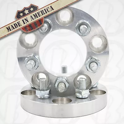 2 USA Made Ford Mustang 1994-2014 5x4.50 3/4  Wheel Spacer 1/2 Studs & Lug Nuts • $99.99