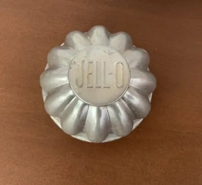 Vintage Jell-O Aluminum Mold Metal Tart Tin Scalloped /Fluted Cup • $3.99