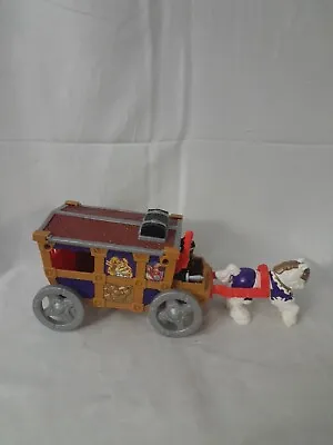 Vtg Toy Fisher-Price Royal Coach 1999 Horse Works With Magic Castle + Crossbow • $25.59