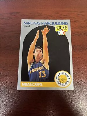 Sarunas Marciulionis #115 1990-91 Hoops Rookie RC Combined Shipping • $0.40