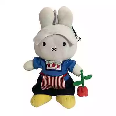 Nijntje Miffy Bunny Rabbit As Dutch Girl Tulip Plush Stuffed Animal Toy Doll • $25