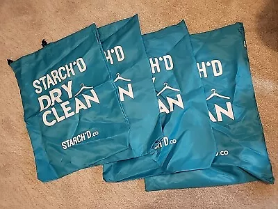 Starch'd Dry Clean Eco2Go Set Of 4 Drawstring Bags 27x21  NEW • $6.99