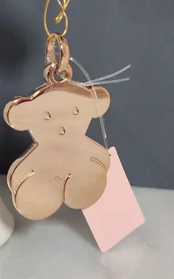Authentic Tous Rose Gold Vermeil Sweet Dolls Large Bear Pendant New With Tag • $105.99