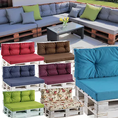 Euro Pallet Cushions  Outdoor Garden Sofa Cushion Firm Foam Seating Pad PPF • £37.89