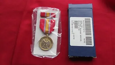 U.S. Military National Defense Service Ribbon & Medal Army  InsigniaCold War • $5.99