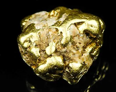 Large Silverado Gold Mine Alaskan Gold Nugget With Quartz 115.62 Grams • $12327.22