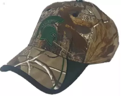 Michigan State Spartans Realtree Camo Hat With Spartan Head • $17