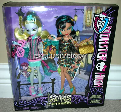 Monster High Scaris City Of Frights Lagoona Blue & Cleo De Nile 2-pack 1st ED. • $139.99