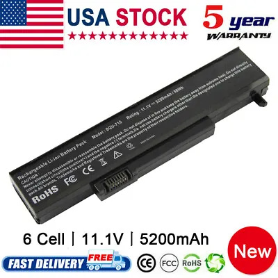 6 Cell 5200mAh Laptop Battery For Gateway SQU-715 SQU-719 SQU-720 SQU- • $20.99