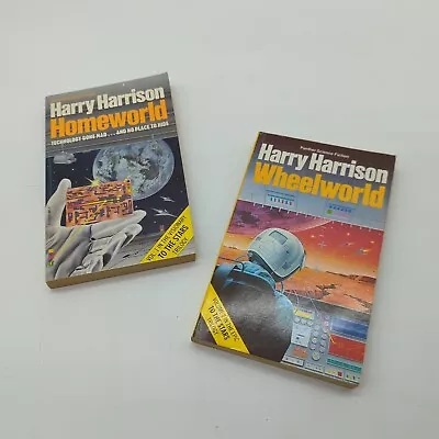 2x Harry Harrison To The Stars Series Bundle Sci-Fi Homeworld Wheelworld Books • $25