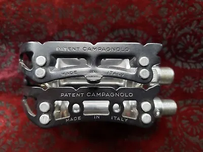 $300 • Buy NOS Vintage Campagnolo Record Strada SL Superleggeri Pedals *L'Eroica* W/ Bolts